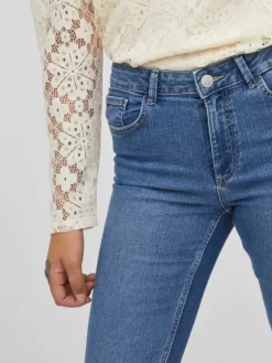 Vila Bootcut Flared Jeans Flour Sine Dames Blauw -Vila 72a8a72d4d6bdce5ce6c72f4d26d7ae4 scaled