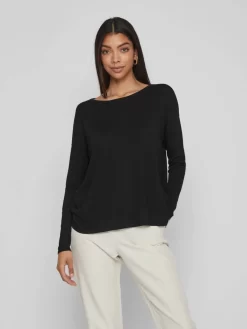 Vila Basic Truien Trui Abella Dames Zwart -Vila 72da4aa624f3ef8a16b4eec7f8c1f7cf scaled
