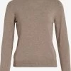 Vila Coltruien Trui Comfy Dames Lichtbruin