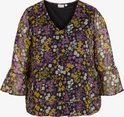 Blouses Met Korte Mouw Blouse Falia Dames Zwart
