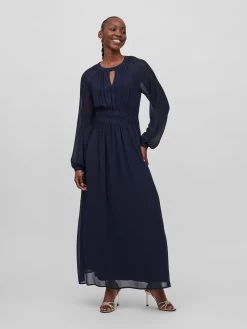 Vila Avondjurken Avondjurk Milina Dames Nachtblauw -Vila 742fc25e504c9ba226f210dc8a32d86d