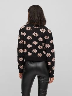 Vesten Gebreid Vest SAINT Dames Zwart -Vila 7453038e54611513e8196c0912646b56