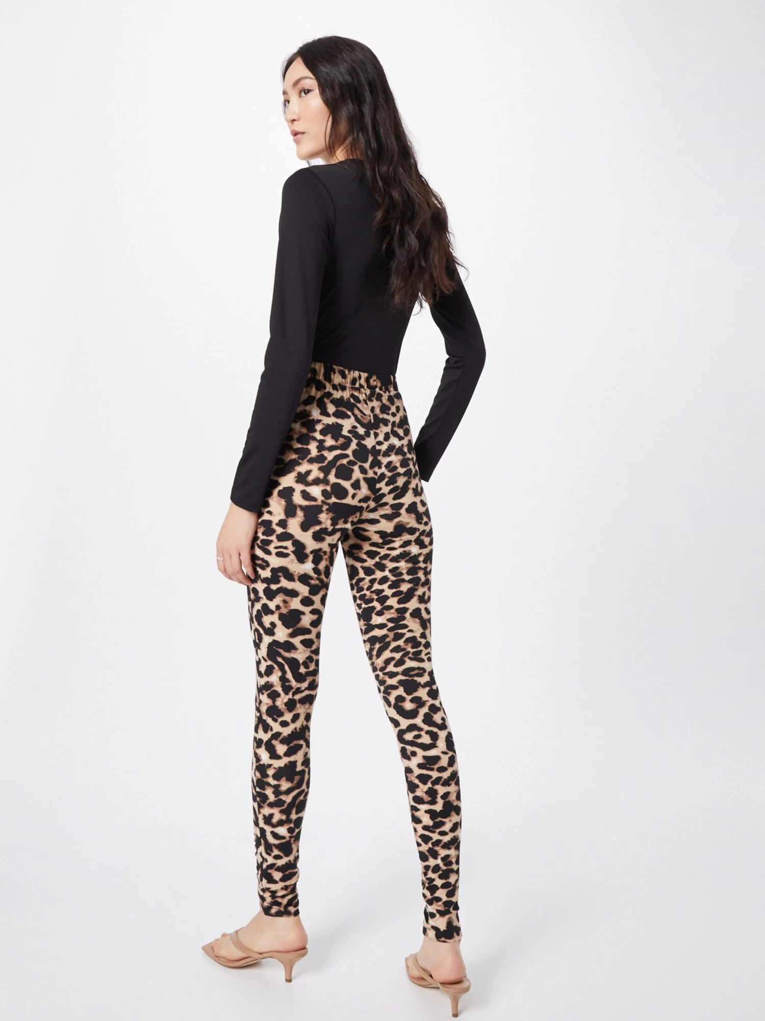 Vila Broeken Skinny Leggings Leoa Dames Bruin 3 Vila Broeken Skinny Leggings Leoa Dames Bruin - Afbeelding 3