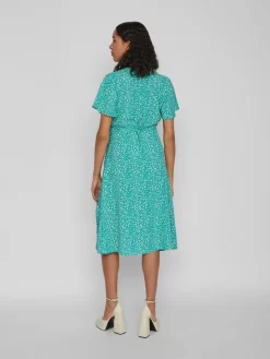 Vila Midi Jurken Jurk Dames Groen / Jade Groen -Vila 7548791bc073cfbbcf17f2c7cacc8e4a scaled