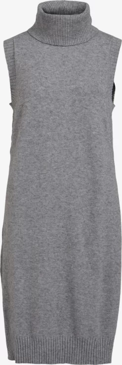 Vila Vesten Gebreide Bodywarmer VIRIL Dames Grijs Gemêleerd