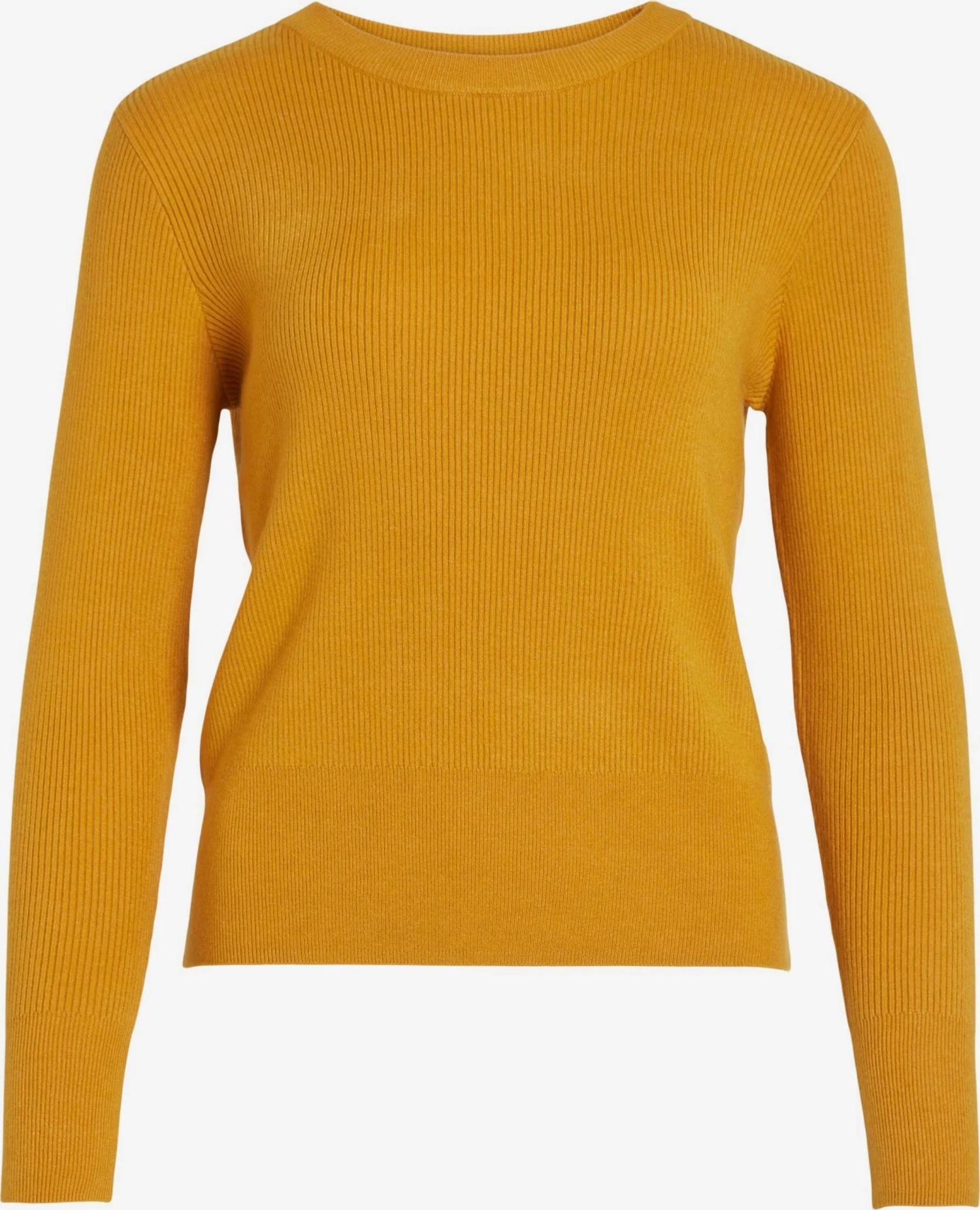 Vila Basic Truien Trui Comfy Dames Safraan 1 Vila Basic Truien Trui Comfy Dames Safraan