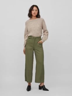 Vila Fijngebreide Truien Trui JAMINA Dames Beige -Vila 76d135144ce1215fb54c65834632e5f3