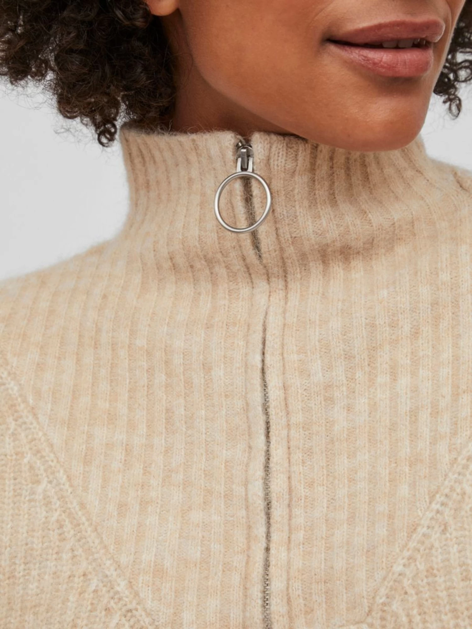 Vila Coltruien Trui Dames Beige 7 Vila Coltruien Trui Dames Beige - Afbeelding 7