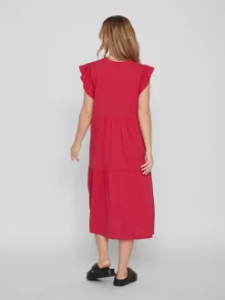 Vila Maxi Jurken Jurk Dames Rood -Vila 7744aeeaecc0e1b136181024a6850639 scaled