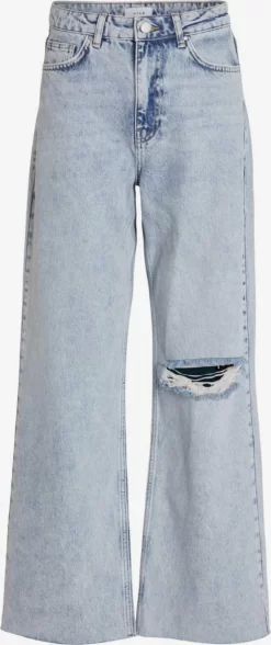 Vila Wide Leg Wide Leg Jeans Fiona Dames Lichtblauw