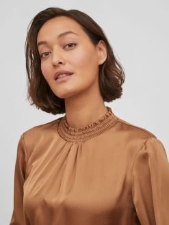 Vila Blouseshirts Blouse Dames Bruin 11 Vila Blouseshirts Blouse Dames Bruin -Vila 776ce992a6f0d6f8d3d9db06b16add1c