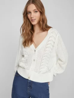 Vila Vesten Gebreid Vest Cattia Dames Wit Gemêleerd -Vila 79328d731c18ee0194703d05e3496ff7 scaled