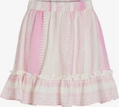 Vila Mini Rokken Rok TILLIE Dames Rosa / Wit