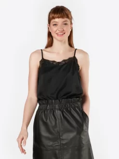 Vila Kanten Blouses Blouse Cava Dames Zwart -Vila 7a0dae07a5968e898d465646f0d6fa2b scaled