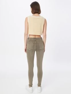 Vila Jeans Skinny Jeans AMY Dames Sepia -Vila 7a442fa52c7c2c345852cd6482625dea