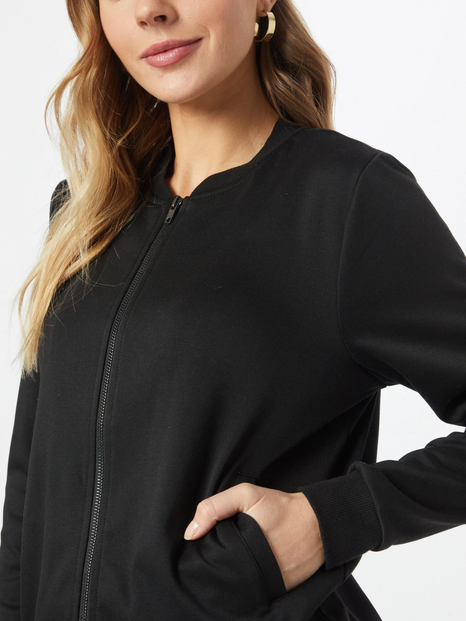 Vila Sweatvesten Sweatvest Dames Zwart 5 Vila Sweatvesten Sweatvest Dames Zwart - Afbeelding 5