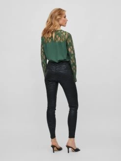 Vila Pantalons Skinny Broek SIB Dames Zwart -Vila 7a516cc1d8bdbac4aed6b2db4b27ff79