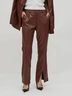 Vila Pantalons Bootcut Broek Dames Bruin -Vila 7a7cc769154f5135f645b6e636600f4f