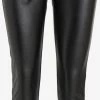 Vila Leren Broeken Skinny Leggings Katy Dames Zwart