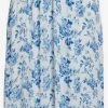 Vila Maxi Jurken Jurk Dames Blauw / Wit
