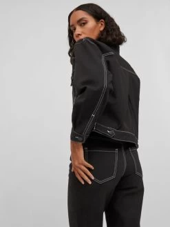 Vila Spijkerjasjes Tussenjas Dames Zwart -Vila 7c46708432247dfebd19e30cf8ab91e3