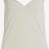 Vila Kanten Tops Top NOEL Dames Beige