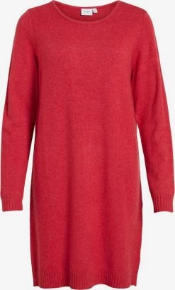 Vila Gebreide Jurken Gebreide Jurk Dames Rood