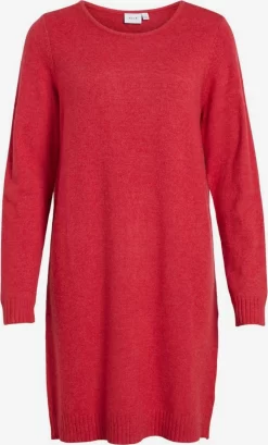 Vila Gebreide Jurken Gebreide Jurk Dames Rood