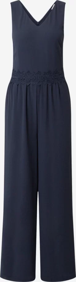 Vila Lange Jumpsuits Jumpsuit Milini Dames Donkerblauw
