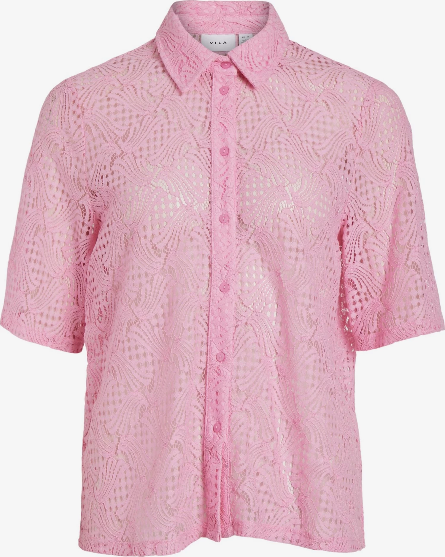 Vila Kanten Blouses Blouse Begena Dames Rosa 1 Vila Kanten Blouses Blouse Begena Dames Rosa