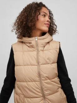Vila Bodywarmers Bodywarmer Tate Dames Lichtbeige -Vila 7ee645d6f60d4e9936ad3c1d4f92334c