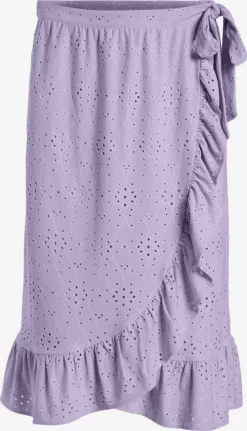 Vila Midi Rokken Rok Kawa Dames Pastellila