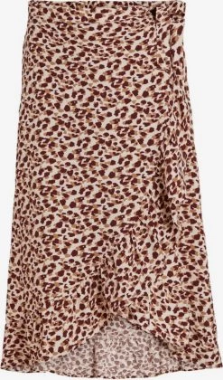 Vila Midi Rokken Rok Dames Bruin