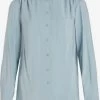 Vila Overhemden Blouse Julima Dames Lichtblauw