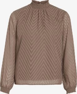 Blouseshirts Blouse Dames Bruin