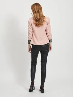 Vila Klassieke Blazers Blazers Joy Dames Poederroze -Vila 81829de9a9932d6941c0da4967aae6bc
