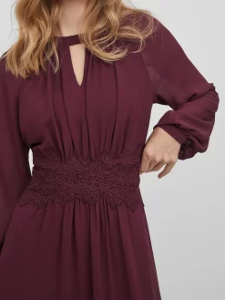 Vila Avondjurken Avondjurk Milina Dames Bordeaux -Vila 81adbc91030d844a49420ea48018f144 scaled