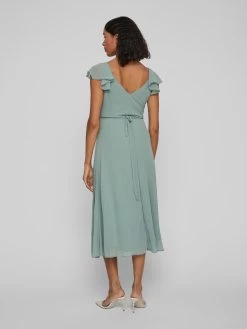 Vila Midi Jurken Jurk Bonan Dames Pastelgroen -Vila 82b4b0163083a0b53d4be8f97aa16c7a
