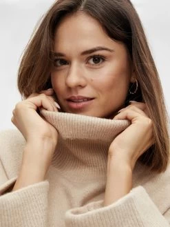 Vila Gebreide Jurken Gebreide Jurk ROLFIE Dames Champagne 13 Vila Gebreide Jurken Gebreide Jurk ROLFIE Dames Champagne -Vila 82bf2df1ab97d070cc0cbf502da7df70