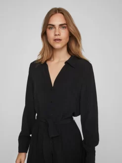 Vila Blousejurken Blousejurk FINI Dames Zwart -Vila 83201560053763f1a23a3f323d065636 scaled