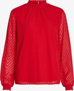 Vila Blouseshirts Blouse Dames Rood