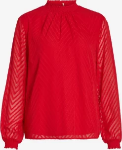 Vila Blouseshirts Blouse Dames Rood
