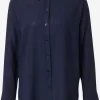 Lange Blouses Blouse FIONA Dames Navy