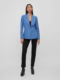 Vila Klassieke Blazers Blazers Dames Blauw -Vila 8478cbf2eefa0294915b4a2272ebaa67 scaled