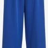 Vila Bandplooibroeken Wide Leg Bandplooibroek Kuga Dames Royal Blue/koningsblauw