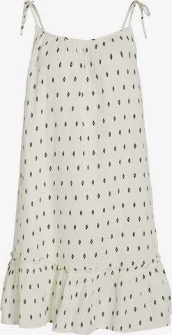 Vila Zomerjurken Zomerjurk Lania Dames Ecru