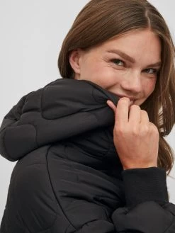 Vila Wintermantels Wintermantel Thora Dames Zwart -Vila 85b6c5e4eef50419dcbbbd214b75ab14