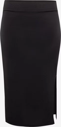 Midi Rokken Rok BORNEO Dames Zwart