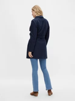 Vila Tussenmantels Tussenmantel Dames Donkerblauw -Vila 86aec539b0a3afb29957b2db8a3ea417 scaled