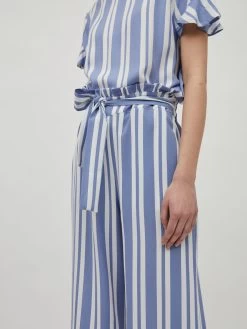 Vila Pantalons Wide Leg Broek Rasha Dames Wit -Vila 871169b6446433c4fc778b937a5ec190